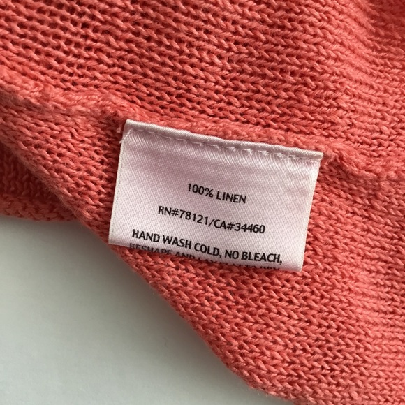 Eileen Fisher Sweater Lightweight 100% Linen Size XL - Picture 9 of 9